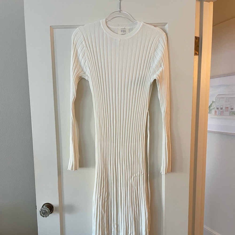 Dissh Ada Long Sleeve Midi Dress